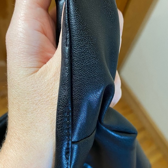 Altar'd State Black Faux Leather Pencil Mini Skirt - Picture 5 of 5